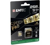 Carte micro SD EMTEC UHS I U3 V30 Speedin Pro 256 Go
