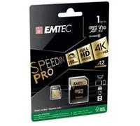 EMTEC SpeedIN' PRO - Carte mémoire flash (adaptateur SD inclus(e)) - 1 To - A2 / Video Class V30 / UHS-I U3 / Class10 - microSDXC UHS-I