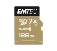 EMTEC SpeedIN' PRO - carte mémoire flash - 128 Go - microSDXC UHS-I