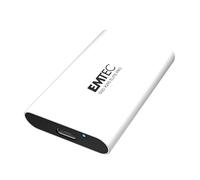 EMTEC - SSD Externe Portable X210 Pro - Aluminium - USB 3.2 Gen2x2 - Compatible PC Mac PS5 Xbox - 1TB - Léger - Câble USB-C Inclus - pour Gaming et Travail