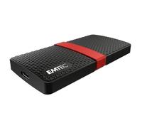 Emtec SSD externe portable Power Plus X200 – 128 Go – USB 3.2 Gen 1 (USB-C) – Noir G