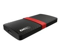 Emtec SSD externe portable Power Plus X200 – 128 Go – USB 3.2 Gen 1 (USB-C) – Noir G