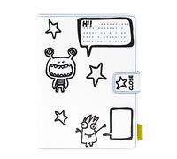 Tech air Universal doodle case - Etui à rabat pour tablette - PVC, polyester 600D - dauphins - 8"