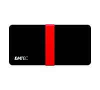 EMTEC X200 Power Plus - Disque SSD portable - 128 Go - USB-C 3.1 Gen 1 - Noir