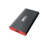 Emtec X210 ELITE SSD Externe 2To USB Type-C 3.2 Gen 2, 1100 Mo/s, 3D NAND, Aluminium/Silicone, Compatible Windows/macOS/Linux