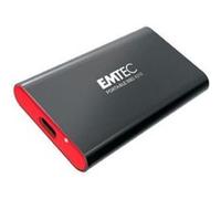 EMTEC X210 - SSD - 256 Go - externe (portable) - USB 3.2 Gen 2 (USB-C connecteur) Noir G