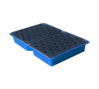 emtez Bac de rétention PE avec grille pour petits récipients 119,5x79,5x18,5 cm Quantité:1