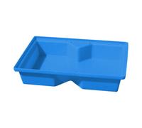 emtez PE Bac de rétention sans grille pour petits récipients 80x60,5x17 cm, 43 litres Quantité:1