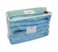 emtez Set d'urgence huile, sac contenu bleu, absorption 50L, feutre absorbant PP haute qualité Quantité:1