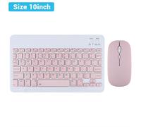 EMTRA-Clavier souris sans fil Bluetooth,pour tablette Android IOS Huawei Xiaomi iPad Air Mini 5,espagnol,coréen,russe - Type pink Set-English Language