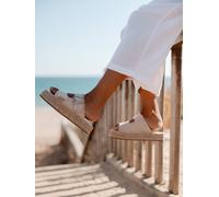 EMU Australia EMU Australia White Ayers Two Strap Espadrille Sandals