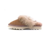 Emu - Jolie Sharky Crimp Slipper - Femme - Chaussures - Brun - Taille: 37 EU