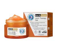 EMU Oil Turcum M joints Therapys Gel | 50ml Crème de massage apaisante en relief | Huile massage curcuma professionnel non grasse | Baume hydratant à absorption rapide pour le dos, cou, genou