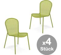 Emu Ronda Set 4 Chaises de jardin Vert