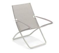 Emu Snooze Chaise longue pliante Art. 201 Couleur Blanc mat code 23 Toile Jersey 300/40