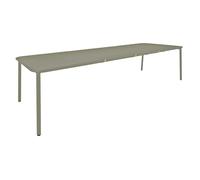 Emu Table de jardin extensible de aluminium Yard gris/vert LxPxH 160+55+55x97,5x74cm