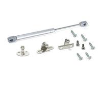 Emuca Vérins à gaz 1274925 – Lot de 10 – 5 kg 80 mm – avec fixations – pour porte de meuble