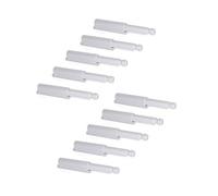 EMUCA 1275221 - Lote de 10 cierres para puertas Push Latch Emuca, Gris