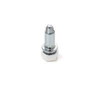 Emuca Pied vérin pour meuble 2020015 – filetage M6x30mm avec écrou – Set de 20 Pièces zingué