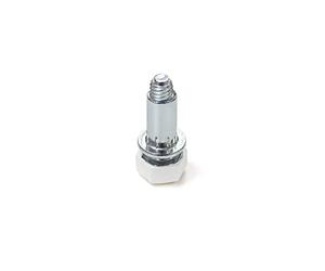 Emuca 2020015 Pied vérin pour meuble avec écrou, filetage M6x30mm, Set de 20 Pièces, Zingué