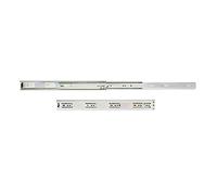 Emuca 3007405 Paire de Coulisses/Glissières à Billes Sortie Totale 45mm x 450mm pour Tiroir, Zingué