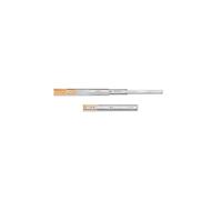 Emuca Paire de coulisses à billes 3049505 – sortie totale, fermeture amortie 45x350 mm acier zingué
