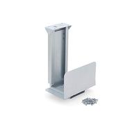Emuca 3196125 Porte-CPU verticale pour bureau en Acier Peint Alu