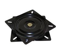 Support pivotant TV EMUCA - 167x167 mm - charge 100 kg - Noir - Métal