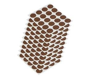 EMUCA 4026416 Cache couvre vis adhésif, Marron, Ø 13 mm, Set de 200 Pièces