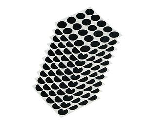 EMUCA 4026417 Cache couvre vis adhésif, Noir, Ø 13 mm, Set de 200 Pièces