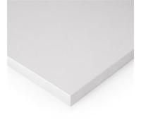 Emuca Plateau blanc pour table à manger, bureau ou étagère 1150 x 750 mm