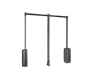 Emuca 7030152 Penderie rabattable pour armoire Sling, 600 830, Titane , Acier et Plastique.