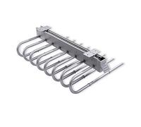 Emuca 7085825 Self Porte-pantalons extractible pour armoire montage à gauche, Chromé