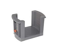 Emuca 8934021 Porte-vaisselle réglable/extensible pour assiettes de diamètre 187mm à 308mm, Gris Anthracite
