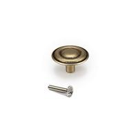 Emuca - Boutons pour meuble, Poignée pour meuble, Zamak, Bronze, Set di 25