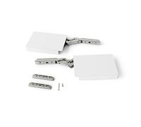 Emuca - Compas pour portes relevables Altius Lift, Relevable 4000-9000 (extra high), Acier et plastique, Blanc
