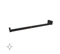 Emuca - Éclairage pour Armoire ou vestiaire, Barre de penderie avec LED réchargeable et détecteur de Mouvement, Plusieurs mesures et Couleurs (708-858mm, Moka)