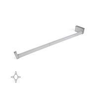 Emuca - Éclairage pour Armoire ou vestiaire, Barre de penderie avec LED réchargeable et détecteur de Mouvement, Plusieurs mesures et Couleurs (708-858mm, Anodisé Mat)