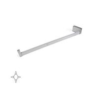 Emuca Éclairage armoire Barre de penderie LED rechargeable détecteur mouvement 558-708mm Anodisé mat