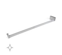 Emuca - Éclairage pour Armoire ou vestiaire, Barre de penderie avec LED réchargeable et détecteur de Mouvement, Plusieurs mesures et Couleurs (858-1008mm, Anodisé Mat)