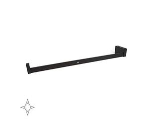 Emuca - Éclairage pour Armoire ou vestiaire, Barre de penderie avec LED réchargeable et détecteur de Mouvement, Plusieurs mesures et Couleurs (708-858mm, Moka)