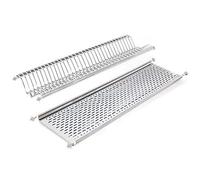 Emuca - Égouttoir Suspendu pour Assiettes et Verres, Largeur 100cm, largeur intérieur module 935 - 970mm, Acier Inoxydable