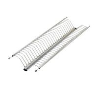 Emuca Égouttoir suspendu pour assiettes et verres 80 cm - acier inoxydable (module 735–770 mm)