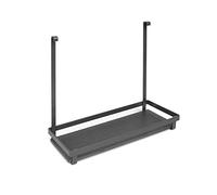 Emuca - Étagère pour Les ustensiles de Cuisine, étagère à Suspendre, Acier, Gris Anthracite.