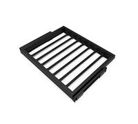 Emuca - Jeu de 7 tringles à Pantalon avec glissières à Fermeture Douce pour armoires, réglable, Module 600mm, Noir texturé