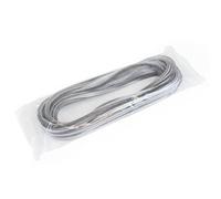 Emuca - Joint de Brosse Autocollant de Hauteur 9mm, Joint Anti poussière Auto-adhésif pour Portes et fenêtres, Rouleau de 10m, Gris