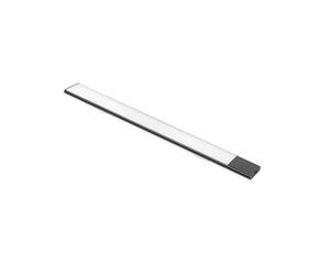 Emuca - Kaus Black USB rechargeable LED applique murale avec capteur tactile de proximité, 400mm, noir, plastique et aluminium