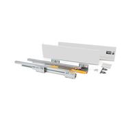Emuca – Kit tiroir cuisine/salle de bain H138 extraction totale fermeture amortie Gris anthracite