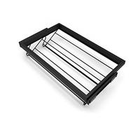 Emuca - Kit tiroir à Chaussure avec glissières à Fermeture Douce pour Armoire, réglable, Module 800mm, Noir texturé