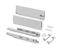 Tiroir extérieur Vertex 3D blanc - hauteur 178 mm - charge 40 kg - 550 mm EMUCA
